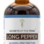 Extrato Líquido de Pimenta Longa Sem Álcool Secrets of the Tribe - Tinture Natural de Pimenta Piper Longum 120ml