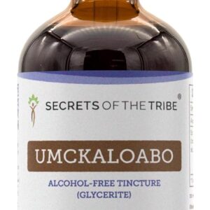 Extrato de Umckaloabo Sem Álcool Secrets of the Tribe - 118ml de Raiz Natural para Saúde Respiratória