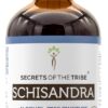 Extrato de Schisandra Orgânica Secrets of the Tribe - Alta Potência e Sem Álcool 4 oz