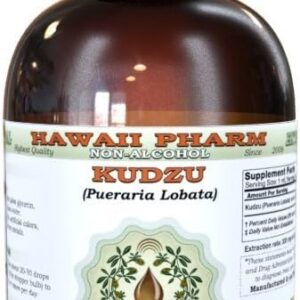 Extrato Líquido de Kudzu Hawaii Pharm - Sem Álcool, Fórmula Potente e Natural para Suporte Fisiológico