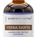 Tinture de Yerba Santa Sem Álcool Secrets of the Tribe - Extrato Natural de Eriodictyon Californicum 120ml