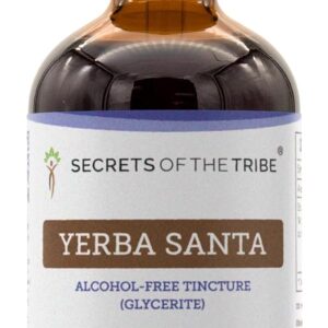 Tinture de Yerba Santa Sem Álcool Secrets of the Tribe - Extrato Natural de Eriodictyon Californicum 120ml