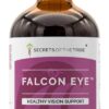 Extrato Sem Álcool Secrets of the Tribe - Suporte à Saúde dos Olhos com Mirtilo e Ginkgo 120ml