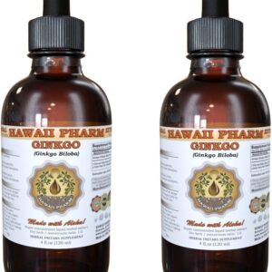 Extrato Líquido de Folhas de Ginkgo Biloba Hawaii Pharm - Alta Potência e Concentração