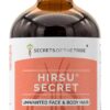 Extrato Glicerol Hirsu Secret Sem Álcool - Controle de pelos indesejados com Saw Palmetto, Cohosh Preto, Vitex e mais (120ml)