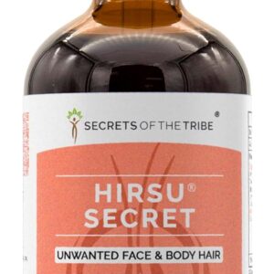 Extrato Glicerol Hirsu Secret Sem Álcool - Controle de pelos indesejados com Saw Palmetto, Cohosh Preto, Vitex e mais (120ml)