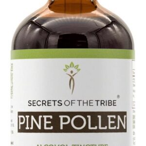 Tintura de Pólen de Pinheiro Secrets of the Tribe - Extrato Natural 120ml com Alta Potência