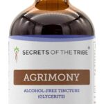 Tintura de Agrimônia Sem Álcool Secrets of the Tribe - Extrato Natural de Herbário (4 FL OZ)