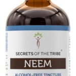 Tinture de Neem Sem Álcool Secrets of the Tribe - Extrato Natural de Folhas Secas de Neem 120ml
