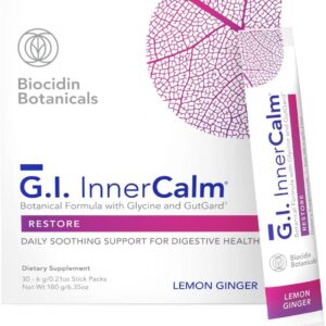 Biocidin GI InnerCalm - Mistura para Saúde Digestiva e Conforto Intestinal - 30 Sachês