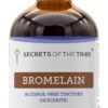 Tinture de Bromelaína Sem Álcool Secrets of the Tribe - Extraído da Abacaxi Wildcrafted para Digestão e Saúde Imunológica