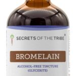 Tinture de Bromelaína Sem Álcool Secrets of the Tribe - Extraído da Abacaxi Wildcrafted para Digestão e Saúde Imunológica