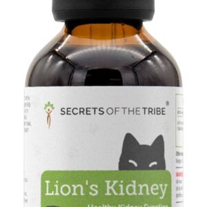 Lion's Kidney - Suplemento Herbal Natural para Saúde Renal de Gatos com Extrato Sem Álcool