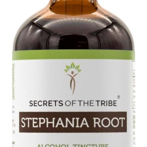 Tinture de Raiz de Stephania Secrets of the Tribe 120ml - Extrato Natural para Saúde e Bem-Estar