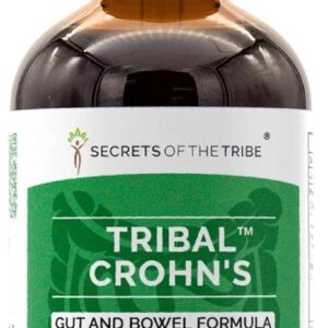 Tintura Glicerina Tribal Crohn's Sem Álcool - Fórmula para Saúde Digestiva com Ervas Naturais