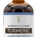 Tinture de Cúrcuma Orgânica USDA 120ml - Extrato Sem Álcool para Saúde e Bem-Estar