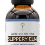 Extrato Líquido de Ulmus Rubra Sem Álcool Secrets of the Tribe - 4 FL OZ, Qualidade Superior e Natural - 6