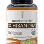 Schisandra Orgânica Secrets of the Tribe - Cápsulas Vegetarianas de Alta Potência para Aumento de Energia e Bem-Estar - 7