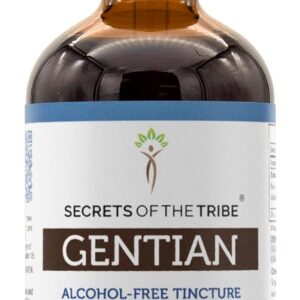 Extrato Líquido de Gentiana Sem Álcool Secrets of the Tribe - Qualidade Superior e Natural