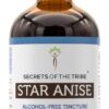 Tinture de Anis Estrelado Secrets of the Tribe - Extrato Líquido Natural Sem Álcool para Saúde Imunológica e Digestiva