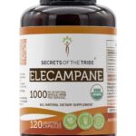 Elecampane Secrets of the Tribe 1000mg - Suplemento Natural para Saúde Respiratória e Digestiva
