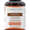 Rhodiola Secrets of the Tribe 120 Cápsulas - Suplemento Natural para Aumento de Energia e Bem-estar