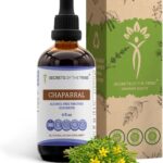 Extrato Líquido de Chaparral Sem Álcool Secrets of the Tribe - Suporte Antioxidante e Bem-Estar Físico