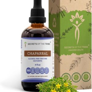 Extrato Líquido de Chaparral Sem Álcool Secrets of the Tribe - Suporte Antioxidante e Bem-Estar Físico