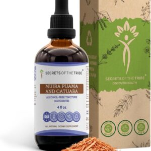 Extrato Líquido Sem Álcool de Muira Puama e Catuaba - 4 FL OZ | Secrets of the Tribe