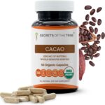 Cápsulas de Cacau Orgânico Secrets of the Tribe 120 Unidades - Potente Fonte de Antioxidantes e Energia Natural - 7
