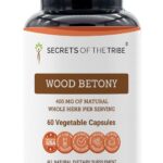 Wood Betony Secrets of the Tribe 120 Cápsulas - Efeito Sedativo Natural e Alta Potência - 6