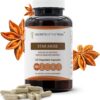 Cápsulas de Anis Estrelado Secrets of the Tribe 1000mg - Suporte para Imunidade e Bem-Estar Digestivo