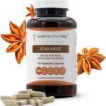 Cápsulas de Anis Estrelado Secrets of the Tribe 1000mg - Suporte para Imunidade e Bem-Estar Digestivo