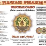 Extrato Líquido de Umckaloabo Hawaii Pharm - Suplemento Herbal Concentrado 60ml - 2