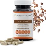 Secrets of the Tribe Carqueja Branca 1000mg - Suplemento Natural com Casca Secas de Quercus Alba em Cápsulas - 6
