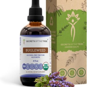 Tinture de Bugleweed Sem Álcool Secrets of the Tribe - Extrato Orgânico 120ml para Saúde Natural