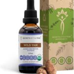 Tinture de Yam Selvagem Sem Álcool USDA Orgânico - Suporte Hormonal Natural para Mulheres - 7