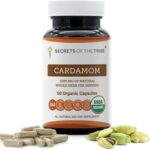 Cápsulas de Cardamomo Orgânico USDA Secrets of the Tribe - Suplemento Natural de Ervas (120 cápsulas) - 7