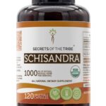 Schisandra Orgânica Secrets of the Tribe - Cápsulas Vegetarianas de Alta Potência para Aumento de Energia e Bem-Estar