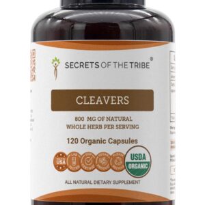 Capsulas de Cleavers Secrets of the Tribe - Suporte Diário para Saúde Urinária e Detoxificação