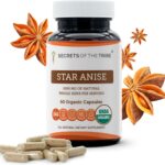 Cápsulas de Anis Estrelado Secrets of the Tribe 1000mg - Suporte para Imunidade e Bem-Estar Digestivo - 6