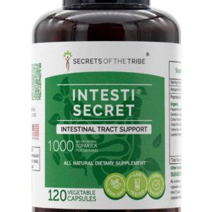 Intesti Secret Secrets of the Tribe - Suporte ao Trato Intestinal com Ervas Naturais em Cápsulas