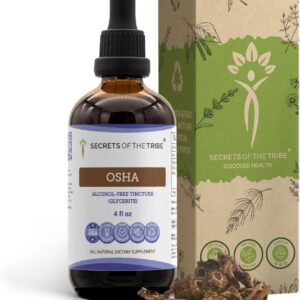 Extrato Líquido Sem Álcool OSHA Secrets of the Tribe - Raiz Natural e Potente para Bem-Estar