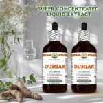 Extrato Líquido de Fruta de Durian (Durio Zibethinus) - 60ml - Natural e Vegano para Saúde Digestiva e Cardíaca - 9