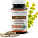 Cápsulas Orgânicas de Gentiana Lutea Secrets of the Tribe - Suplemento Herbal Natural e Vegetariano - 7