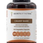 Cramp Bark Secrets of the Tribe 120 Cápsulas - Suplemento Natural para Alívio de Cãibras e Desconfortos Musculares