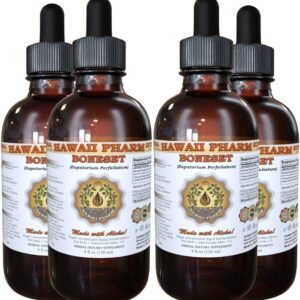 Extrato Líquido de Boneset Hawaii Pharm - Fortalecimento do Sistema Imunológico e Bem-Estar Geral - 4x4 oz
