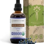 Tintura Glicerina Blue Cohosh Secrets of the Tribe - Suporte à Saúde da Mulher 659mg