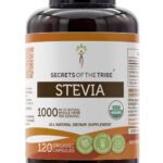 Stevia Orgânica em Cápsulas - Adoçante Natural 1000mg com Certificação USDA