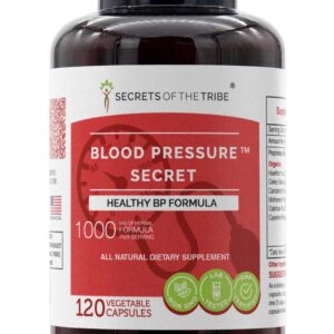 Secrets of the Tribe - Fórmula Natural para Controle da Pressão Arterial e Circulação Saudável com 120 Cápsulas